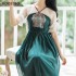 Summer Women Ancient Chinese Hanfu Oriental Vintage Daily Chiffon Dresses Female Elegant Embroidery Princess Costumes