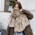 Female autumn winter Korean version of classic Plover knitted long warm cashmere scarf shawl tide