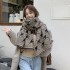 Female autumn winter Korean version of classic Plover knitted long warm cashmere scarf shawl tide