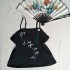 Chinese Cotton Black Bamboo Embroidered Kimono Sling Women Korean Fashion Clothing 13 Styles Summer Simple Hanfu Tube Top XXXL