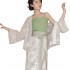 Summer Dresses Women Clothing Chinese Traditional Hanfu Improved Retro Elegant Cardigan Green Camisole Vest Printed Skirt