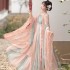 Spring Summer Women Fairy Cosplay Red Floral Print Costumes Dance Dresses Ancient Chinese Party Outfit Hanfu