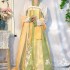 Spring Summer Dance Dresses Hanfu Outfit Women Pink Floral Print Hanfu Ancient Chinese Traditional Fairy Cosplay Costume