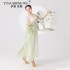 Oriental Classical Dance Hanfu Performance Practice Clothes Classical Dance Adult Female Practice Clothes Classical Mesh Top