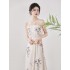 Original Chinese Han Element Suspender Dresses Female Summer Daily Hanfu Dresses Costume