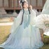 Princess Floral Embroidery Dresses Women Hanfu Ancient Chinese Costumes Dance Hanfu Tang Dynasty Robe