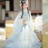 Princess Floral Embroidery Dresses Women Hanfu Ancient Chinese Costumes Dance Hanfu Tang Dynasty Robe