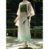 Chinese improved hanfu Dresses folk dance chinese oriental Dresses ancient princess women causal chiffon dresses