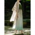 Chinese improved hanfu Dresses folk dance chinese oriental Dresses ancient princess women causal chiffon dresses