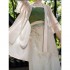 Chinese improved hanfu Dresses folk dance chinese oriental Dresses ancient princess women causal chiffon dresses