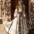 Bright Moon Ancient Princess Dresses Sequins Embroidery Cloth Heavy Industry Gorgeous Gold Ornaments Ethnic Hanfu Cosplay