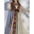 Bright Moon Ancient Princess Dresses Sequins Embroidery Cloth Heavy Industry Gorgeous Gold Ornaments Ethnic Hanfu Cosplay