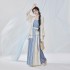 chinese women hanfu Costumes folk dance Dresses vintage oriental Dresses casual daily improved fairy hanfu dress