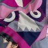 Korean version of the classic geometric ladies windbreak bib