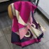 Korean version of the classic geometric ladies windbreak bib