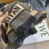 Scarf female black white check autumn winter thickened cashmere warm shawl Korean classic versatile checkered scarf