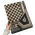 Scarf female black white check autumn winter thickened cashmere warm shawl Korean classic versatile checkered scarf