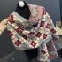 Imitation cashmere scarf lady autumn winter Korean version of Tianzig thick warm bib cape