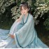 Hanfu Traditional Tiongkok Women Cosplay Fairy Women Gradien Hanfu Blue Green For Women