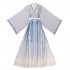 Hanfu Traditional Tiongkok Women Cosplay Fairy Women Gradien Hanfu Blue Green For Women