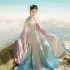 Hanfu Big Blue Dresses Old Graduation Tiongkok Cosplay Costumes Princess Halloween for Women Size Plus