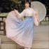 Stage Performance Cosplay Chinese Outfits Modern Hanfu Green Set Movie Dance Costumes Summer Lady Birthday Dresses for Women