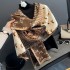 Autumn winter women pony design imitation cashmere shawl scarf dual use