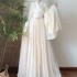 White Hanfu Long Dresses Folk Dance Chinese Traditional National Fairy Cosplay Costumes Ancient Princess Stage Outfits