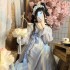 Pink Hanfu Dresses Women Ancient Chinese Traditional Hanfu Fairy Lolita Cosplay Costumes Summer Dance Dresses Party Outfit Bow Tie