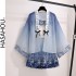 Modern Hanfu Short Skirt Cosplay Chinese Dresses Women Improved Hanbok Elegance Asian Girl Fairy Princess Clothes Spring Summer