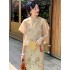 chinese vintage Women improved hanfu chiffon blouseskirt ancient folk Costumes performance outfit han princess clothing