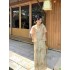 chinese vintage Women improved hanfu chiffon blouseskirt ancient folk Costumes performance outfit han princess clothing