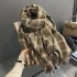 Japanese South Korea sweet wind patchwork color small checkered scarf women versatile long beard shawl warm neck
