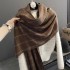 Japanese South Korea sweet wind patchwork color small checkered scarf women versatile long beard shawl warm neck
