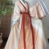 Chinese Traditional Dresses Women Ancient Chinese Hanfu Sets Female Carnival Cosplay Costumes Party Gradient Orange Green Hanfu Set