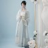 Original Hanfu WomenSong Made Hundred Tiered Skirt Suspender Embroidery Spring Summer Chinese Hanfu Suit