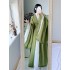 Original Hanfu Solid Color Ming Cloak Four Seasons Men Women Large size Dress