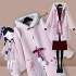 Tang Suit Chinese Improved Hanfu Women Woolen Trench Pleated Dresses Overwear Ethnic Flower Embroidery Clothes