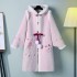 Tang Suit Chinese Improved Hanfu Women Woolen Trench Pleated Dresses Overwear Ethnic Flower Embroidery Clothes