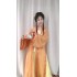 Original Hanfu Women Dresses Cardigan Chinese Traditional Ancient Female Blue Hanfu long bei zi