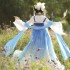 Chinese Vintage Sweet Fairy Hanfu Dresses Women Elegant Floral Embroidery Princess Costumes Cosplay Stage Dance Robe Sets