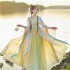 Chinese Vintage Sweet Fairy Hanfu Dresses Women Elegant Floral Embroidery Princess Costumes Cosplay Stage Dance Robe Sets