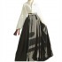 Women Chinese Traditional Hanfu Song Dynasty Long Solid Color Pleated Horse-face Skirt Long-sleeved Shirt Cosplay Costume