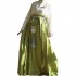 Women Chinese Traditional Hanfu Song Dynasty Long Solid Color Pleated Horse-face Skirt Long-sleeved Shirt Cosplay Costume