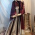 Chinese Hanfu Dresses Women Ancient Traditional Hanfu Outfit Female Carnival Cosplay Costumes Color Stripes Hanfu Sets Plus Size
