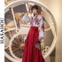 Original Hanfu Women Improvement Chinese Traditional Exquisite Embroidery Hanbok Girl National Cosplay Costumes