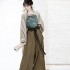 Creative Chinese printed hanfu simple Chinese suspender top 3 piece modified daily autumn winter hanfu suit
