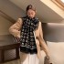 autumn winter letters in the long imitation cashmere scarf retro women bib thick warm women cape