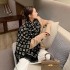 autumn winter letters in the long imitation cashmere scarf retro women bib thick warm women cape