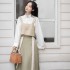 2 Colors 3Pc Improved Ming Dynasty Women Hanfu Dresses Classic White Shirt Spring Autumn Vest Horse Face Skirt Elegant Daily Suit